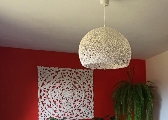 PANTALLA LUMINARIA Hongo Blanco